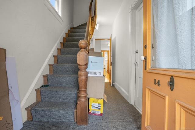 14 Jefferson St, Norwalk, CT 06851 - stairs with carpet