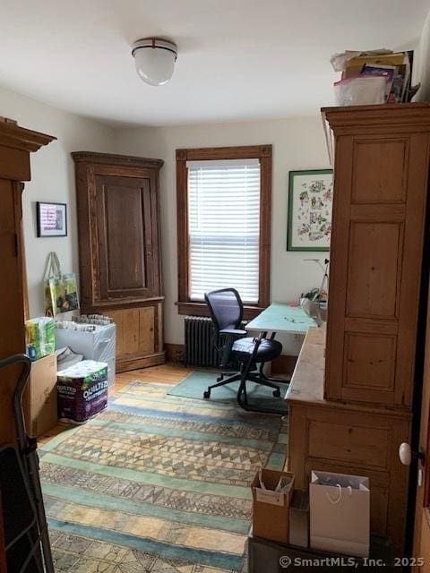 14 Jefferson St, Norwalk, CT 06851 - office area with radiator heating unit