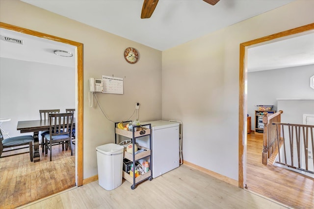 3 Old Hemlock Rd, Brookfield, CT 06804 - washroom with wood finished floors and a ceiling fan
