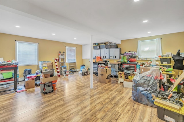 3 Old Hemlock Rd, Brookfield, CT 06804 - basement with wood finished floors and recessed lighting