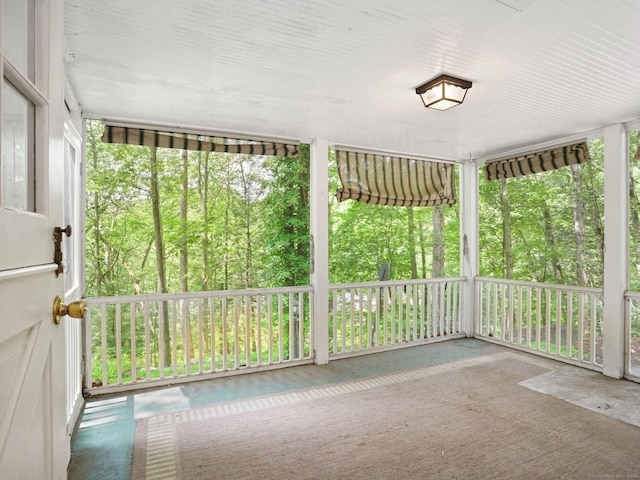 11 Dundee Rd, Stamford, CT 06903 - view of unfurnished sunroom