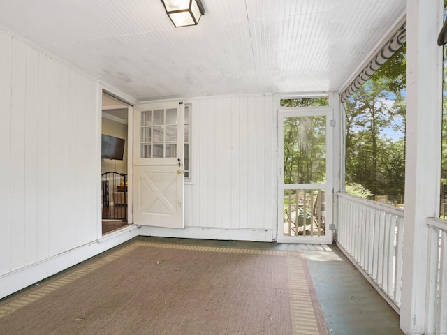 11 Dundee Rd, Stamford, CT 06903 - view of unfurnished sunroom