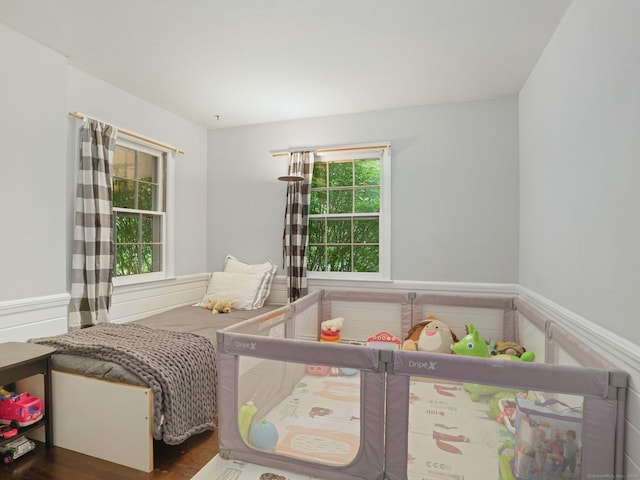 11 Dundee Rd, Stamford, CT 06903 - bedroom with wainscoting and wood finished floors