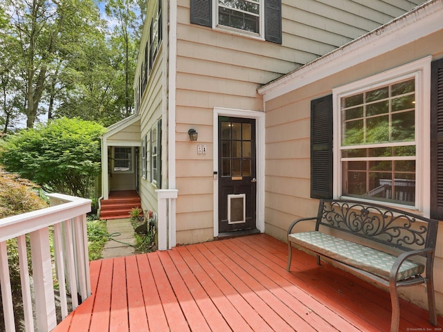 11 Dundee Rd, Stamford, CT 06903 - view of wooden deck