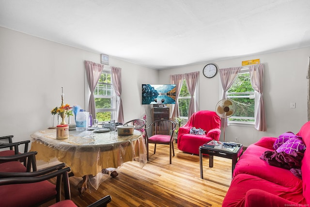 21 Harbor View Ave, Waterford, CT 06385 - living area featuring plenty of natural light and wood finished floors