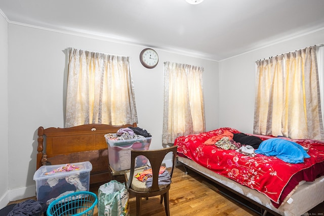 21 Harbor View Ave, Waterford, CT 06385 - bedroom featuring ornamental molding and wood finished floors