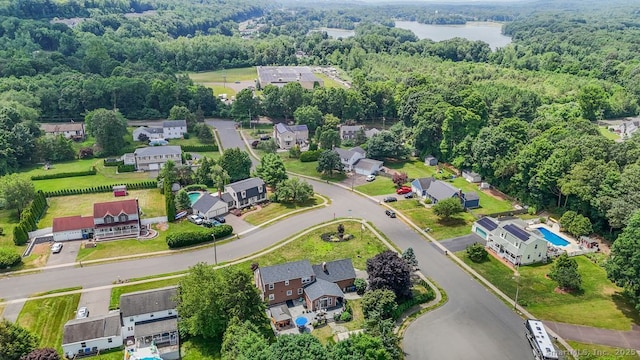 9 Anton Ln, Berlin, CT 06037 - aerial view of residential area featuring a forest