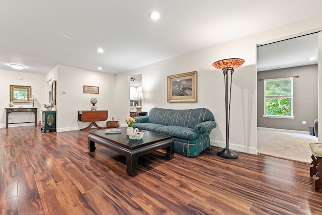 306 Hadley Dr Unit 306, Trumbull, CT 06611 - living room featuring wood finished floors and recessed lighting
