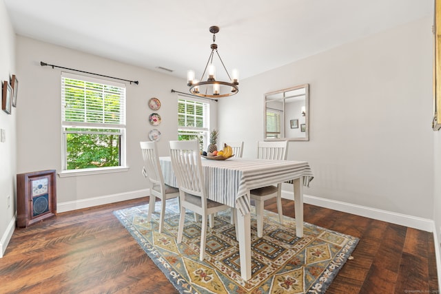 306 Hadley Dr Unit 306, Trumbull, CT 06611 - dining space with a chandelier and wood finished floors