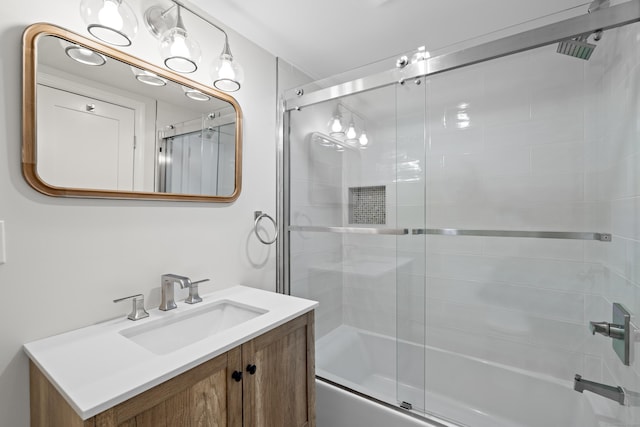 13 Brushy Plain Rd, Branford, CT 06405 - full bath featuring shower / bath combination with glass door and vanity