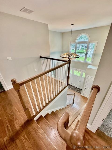 7 Pimlico Rd, Wolcott, CT 06716 - staircase with baseboards and wood finished floors