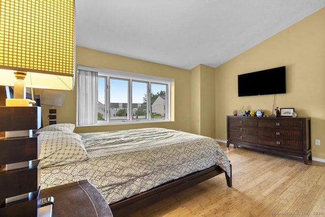 827 Oronoke Rd Apt 5-6, Waterbury, CT 06708 - bedroom with wood finished floors and lofted ceiling
