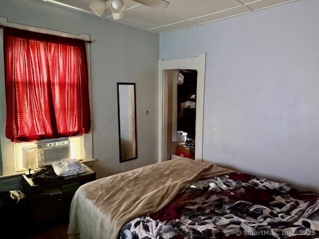 72 Stewart St, Bristol, CT 06010 - bedroom with cooling unit and a ceiling fan