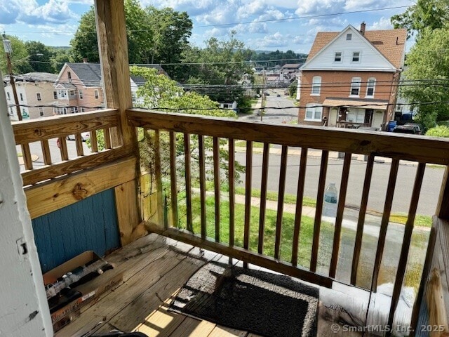 72 Stewart St, Bristol, CT 06010 - deck with a residential view