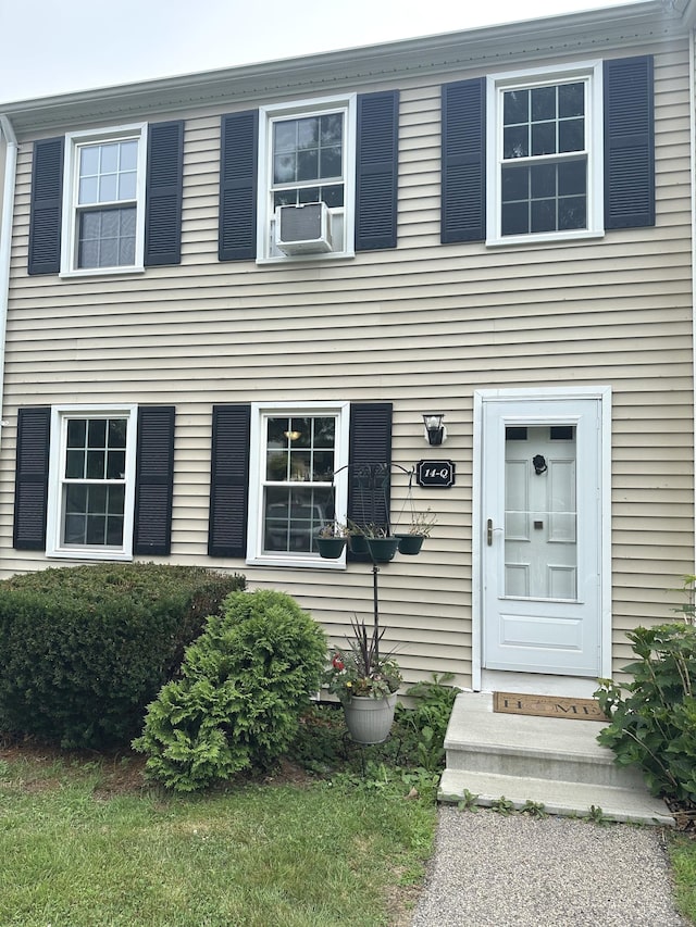 14 Lakeside Dr Unit Q, Ledyard, CT 06339 - view of front of house featuring cooling unit