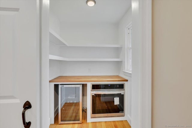 502 Adams St, Manchester, CT 06040 - storage area with wine cooler
