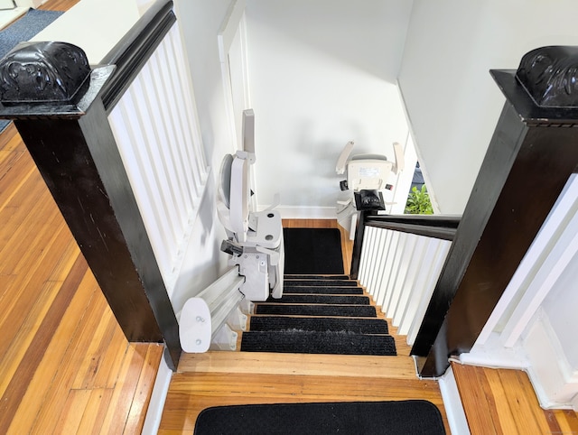 18 Victory St, Bridgeport, CT 06606 - stairs with wood finished floors