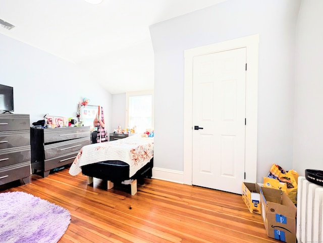 18 Victory St, Bridgeport, CT 06606 - bedroom featuring light wood finished floors and lofted ceiling