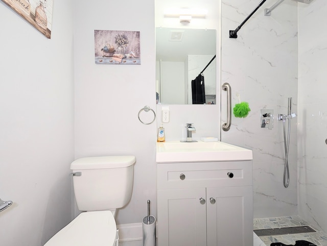 18 Victory St, Bridgeport, CT 06606 - bathroom with vanity and a marble finish shower