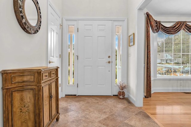 16 Spinnaker Dr Unit 16, East Lyme, CT 06357 - foyer entrance with baseboards