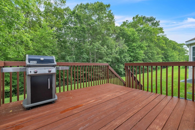 16 Spinnaker Dr Unit 16, East Lyme, CT 06357 - deck with a grill and a yard