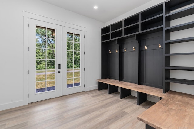 30 Tyrone Rd, Pomfret, CT 06259 - mudroom featuring light wood-style flooring and recessed lighting