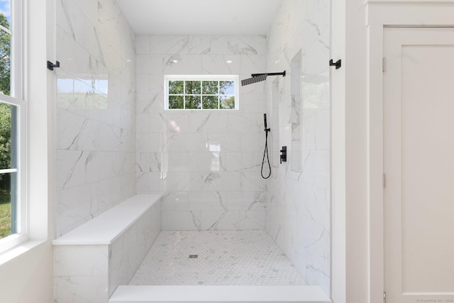 30 Tyrone Rd, Pomfret, CT 06259 - bathroom featuring a marble finish shower