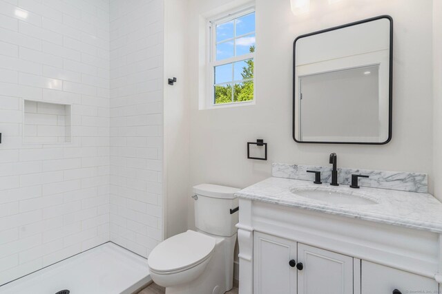 30 Tyrone Rd, Pomfret, CT 06259 - full bath featuring vanity and a tile shower