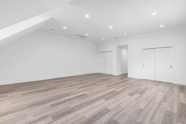 30 Tyrone Rd, Pomfret, CT 06259 - additional living space featuring recessed lighting and light wood-type flooring