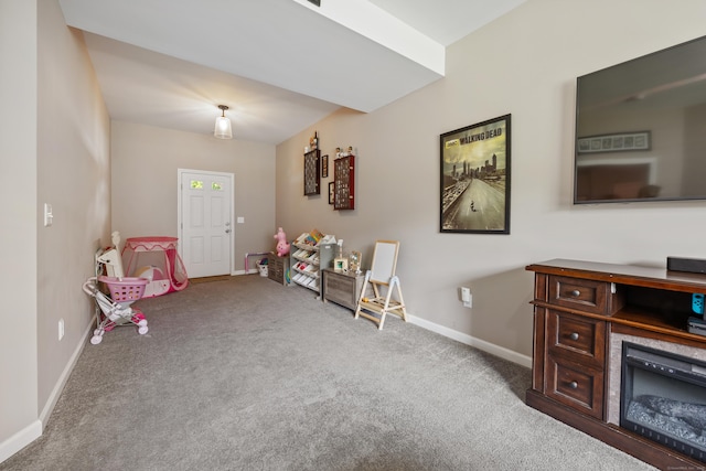 105 Hidden Pines Cir, Meriden, CT 06451 - sitting room with carpet flooring and baseboards