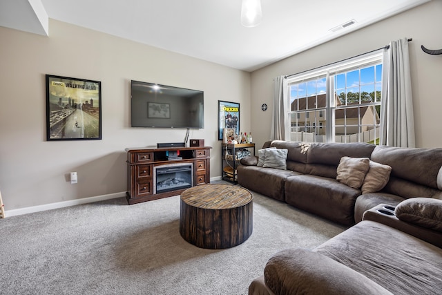 105 Hidden Pines Cir, Meriden, CT 06451 - living room featuring baseboards and carpet floors