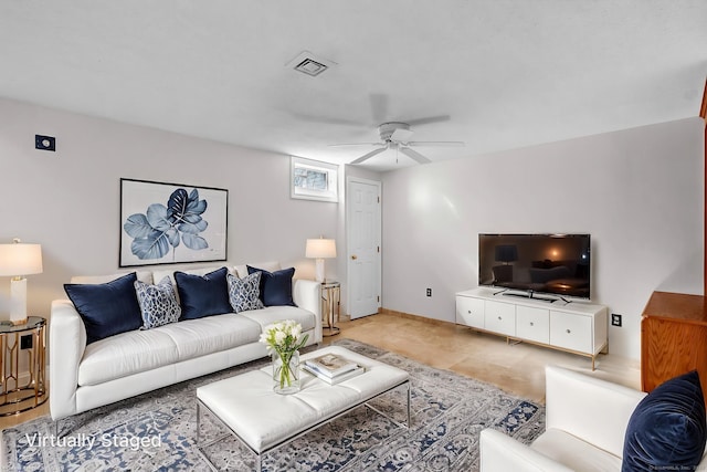 189 Redstone Hill Rd Unit 7, Bristol, CT 06010 - living area with ceiling fan