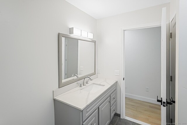 471 Moosup Pond Rd, Plainfield, CT 06354 - bathroom with vanity and baseboards