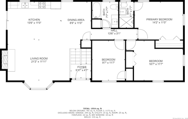 471 Moosup Pond Rd, Plainfield, CT 06354 - view of room layout