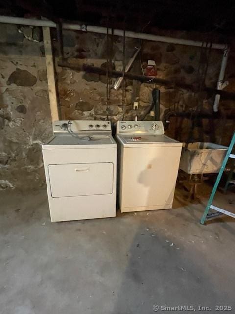 2 Judd Ave, Bethel, CT 06801 - laundry room featuring washing machine and clothes dryer