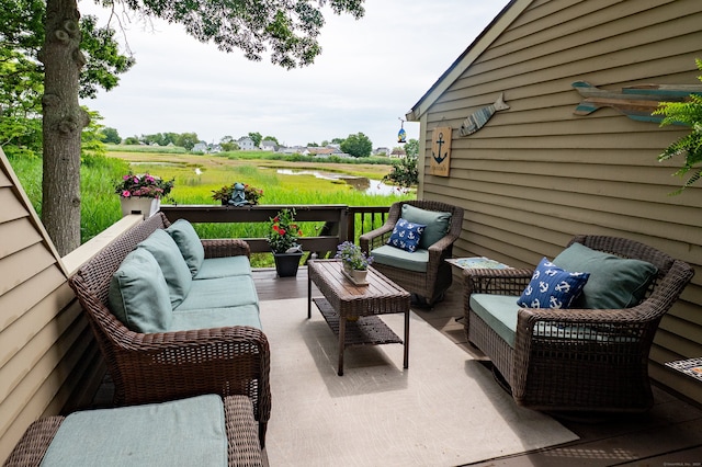 143 Sandy Point Rd Unit 143, Old Saybrook, CT 06475 - view of patio / terrace with an outdoor hangout area