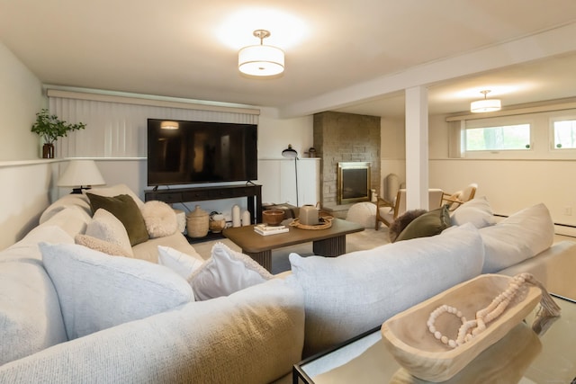 59 Flint Ridge Rd, Monroe, CT 06468 - living room with a fireplace