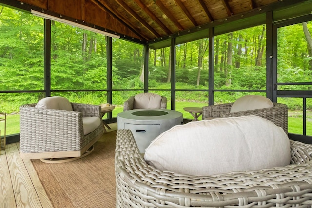 59 Flint Ridge Rd, Monroe, CT 06468 - sunroom / solarium with lofted ceiling