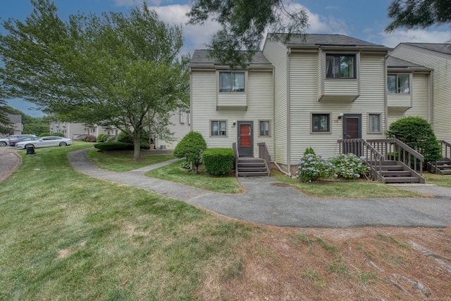 560 Yale Ave Unit 209, Meriden, CT 06450 - view of property featuring a front lawn
