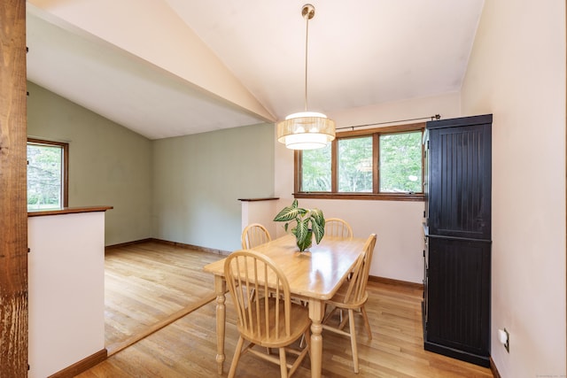 10 Thomas St, Windsor Locks, CT 06096 - dining room with wood finished floors and vaulted ceiling