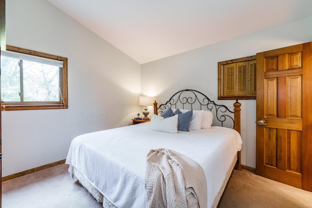 10 Thomas St, Windsor Locks, CT 06096 - bedroom with light carpet and lofted ceiling