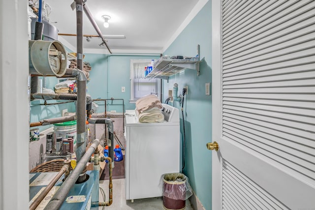 59 Laurel Wood Dr, Shelton, CT 06484 - utilities with washing machine and dryer