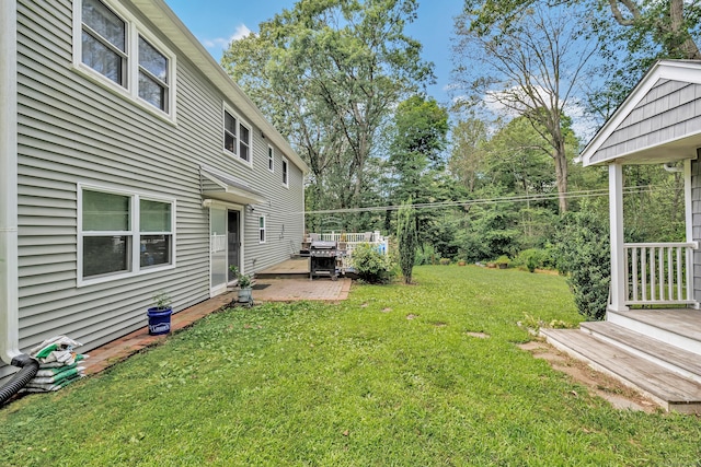 59 Laurel Wood Dr, Shelton, CT 06484 - view of grassy yard with a patio area