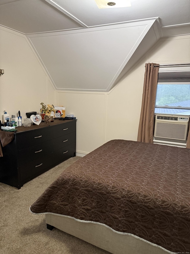 32 S St, Norwalk, CT 06854 - carpeted bedroom featuring vaulted ceiling and cooling unit