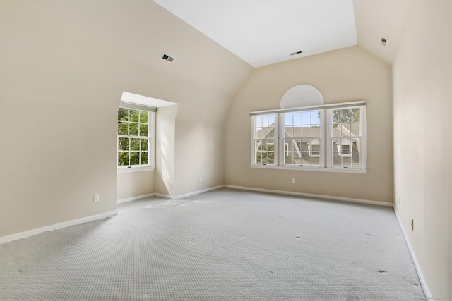 21 Lakeview Ave Unit 21, New Canaan, CT 06840 - carpeted spare room with vaulted ceiling and baseboards