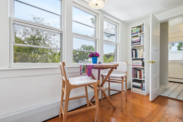 24 Warren Ave, Groton, CT 06355 - sunroom with baseboard heating