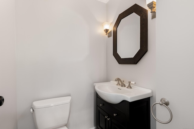104 N St Apt 803, Stamford, CT 06902 - half bathroom with vanity and toilet