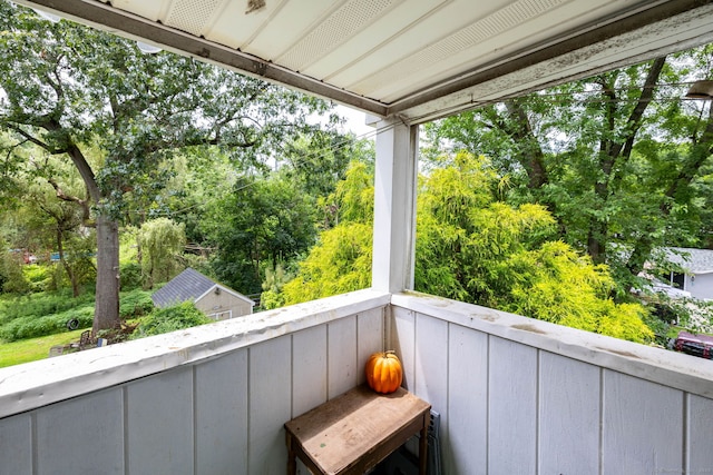 610 S Elm St, Wallingford, CT 06492 - balcony with view of scattered trees