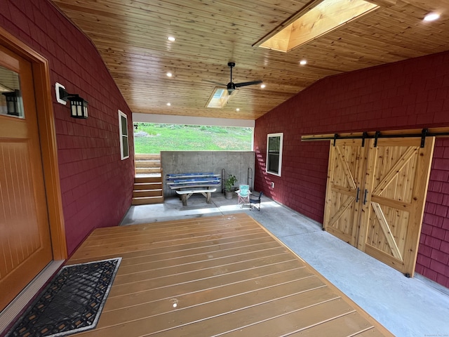23 Little Bunggee Hill Rd, Woodstock, CT 06282 - view of wooden deck