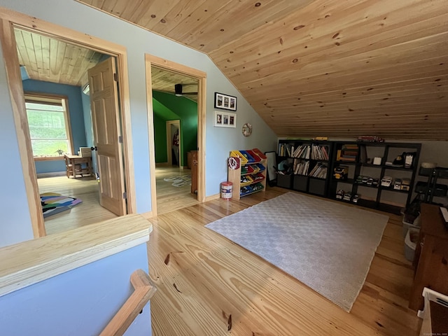 23 Little Bunggee Hill Rd, Woodstock, CT 06282 - additional living space with wooden ceiling, wood finished floors, and lofted ceiling